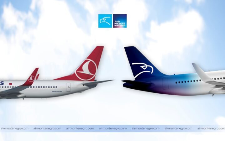 Turkish Airlines and Air Montenegro Launch New Codeshare Partnership