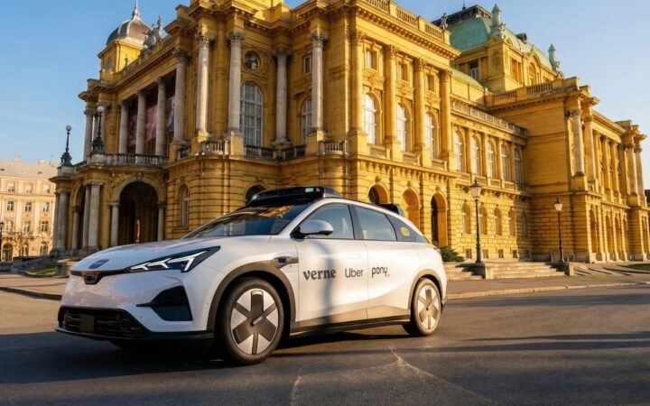 Uber, Pony.ai and Verne Pick Zagreb for Europe’s Robotaxi Debut