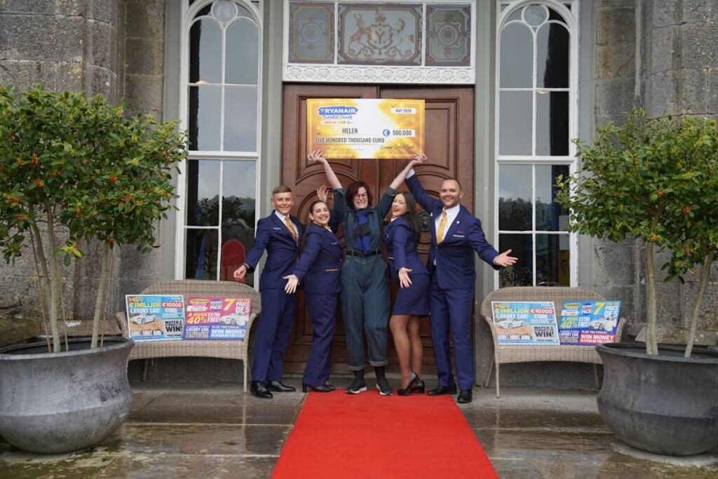 Ryanair Scratch Card Winners Put Spotlight on Airline’s Onboard Charity Program