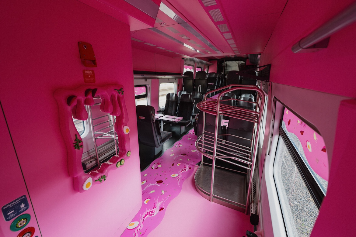 Vilnius Turns Pink as Lithuania’s Pink Soup Train Links Rail Travel and Food Tourism