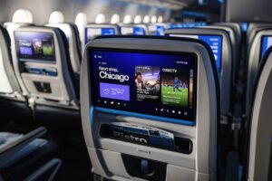 United’s Starlink Seatback Screens Now Stream Live TV and Sports in Flight