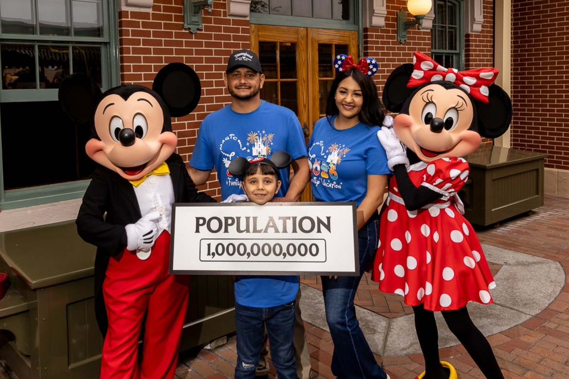 Disneyland Hits 1 Billion Guests as an 8-Year-Old Birthday Visitor Makes Park History