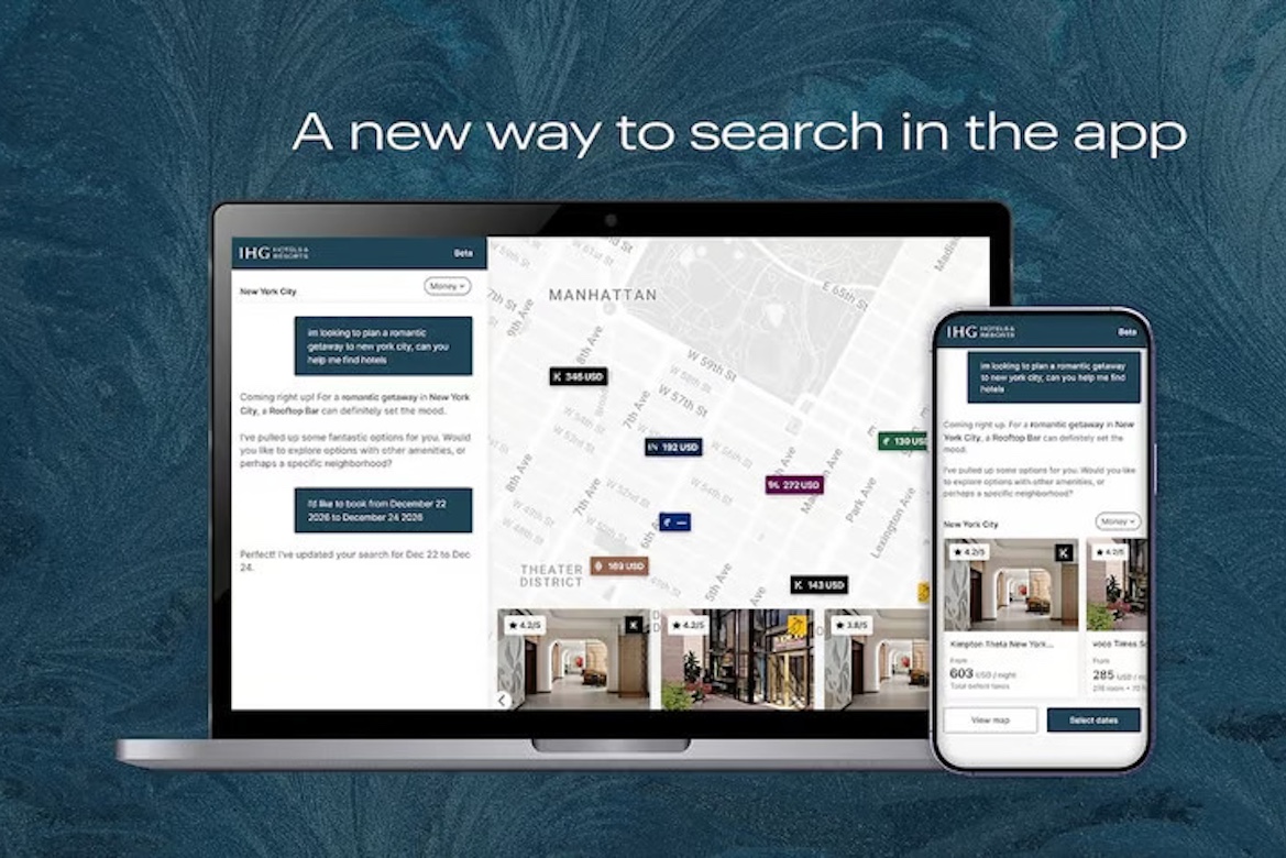 IHG’s New AI Hotel Search Could Make Booking 7,000 Hotels Feel Like a Conversation