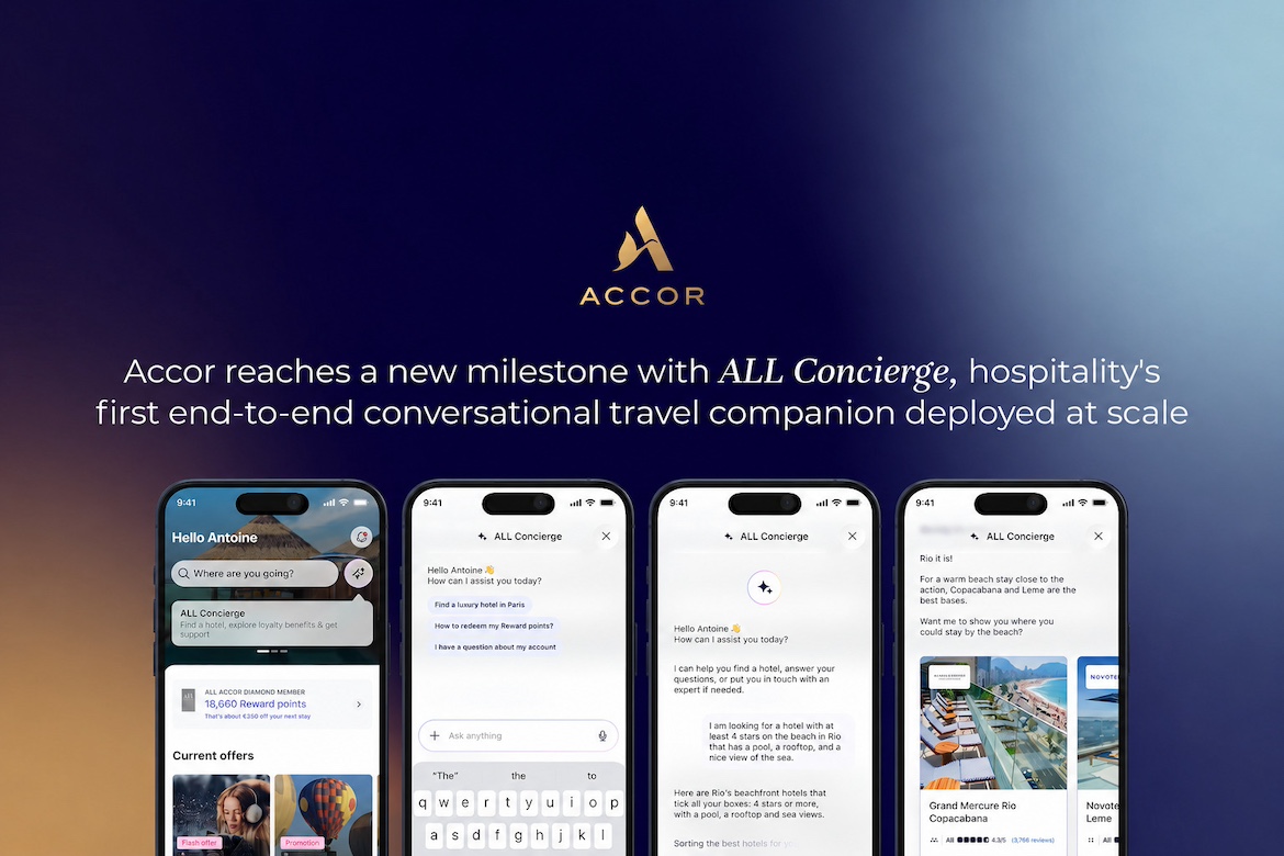 Accor Launches ALL Concierge AI Assistant for Hotel Search and Guest Support