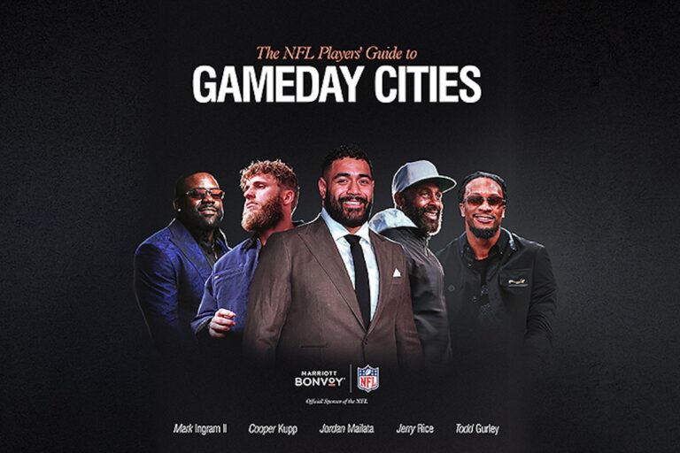 Marriott Bonvoy Turns NFL Players Into Travel Guides for 37 Host Cities