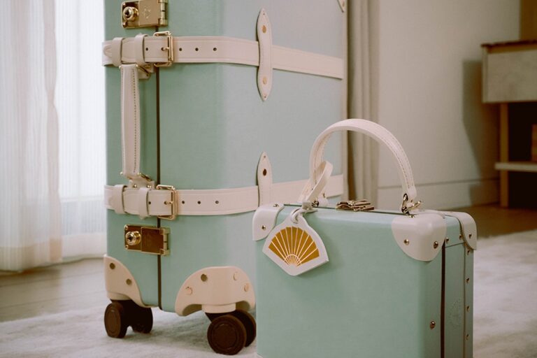 Mandarin Oriental and Globe-Trotter Launch Celadon Green Luggage