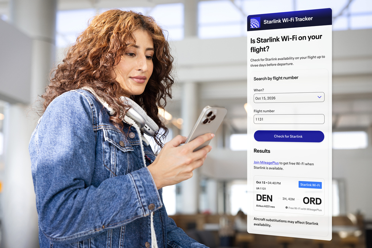 United Says Starlink Wi-Fi Is Bringing in New Customers